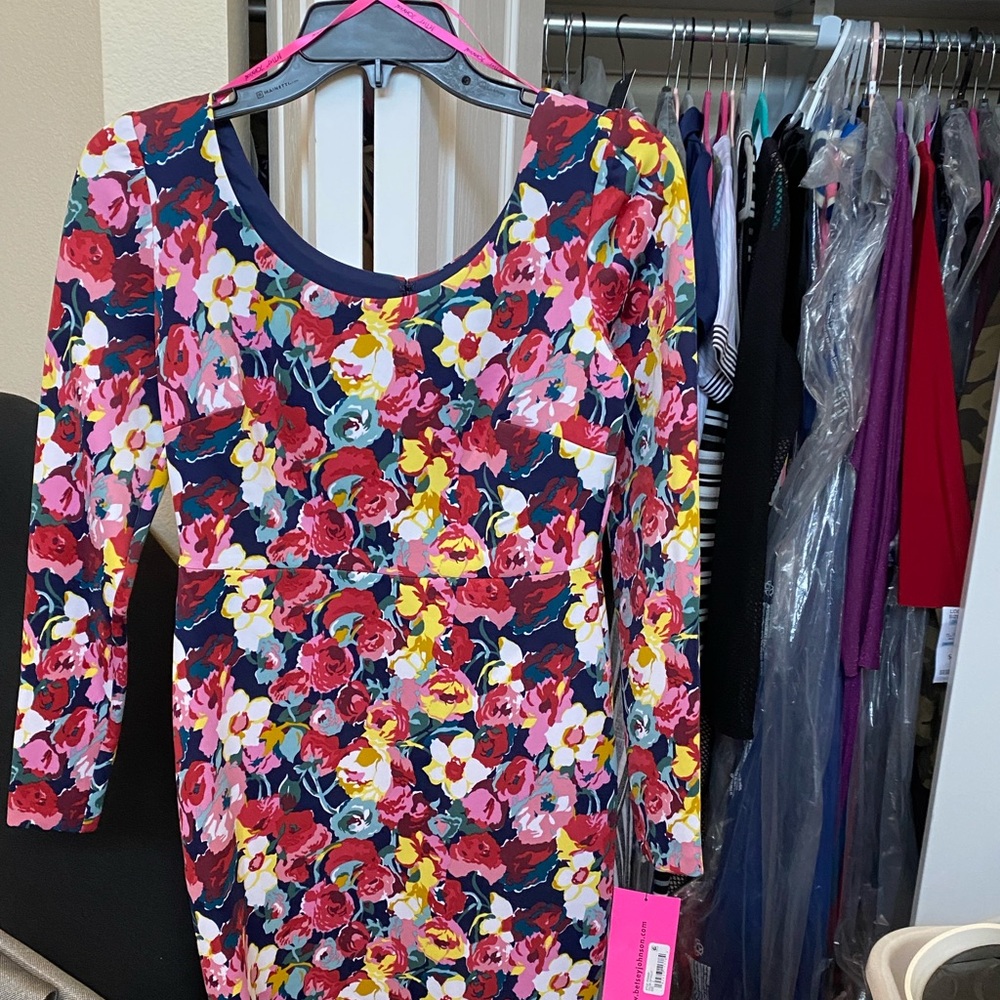 Fun and Funky Betsy Johnson floral dress